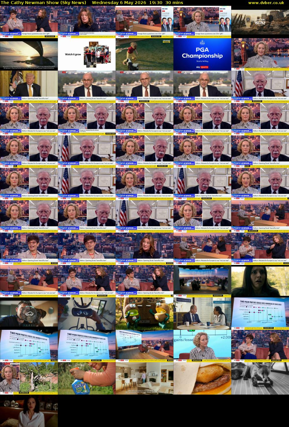 The Cathy Newman Show (Sky News) Wednesday 6 May 2026 19:30 - 20:00