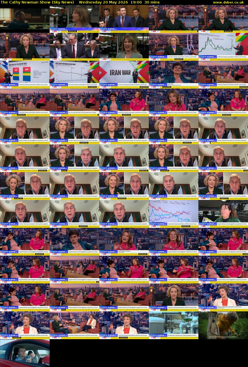 The Cathy Newman Show (Sky News) Wednesday 20 May 2026 19:00 - 19:30