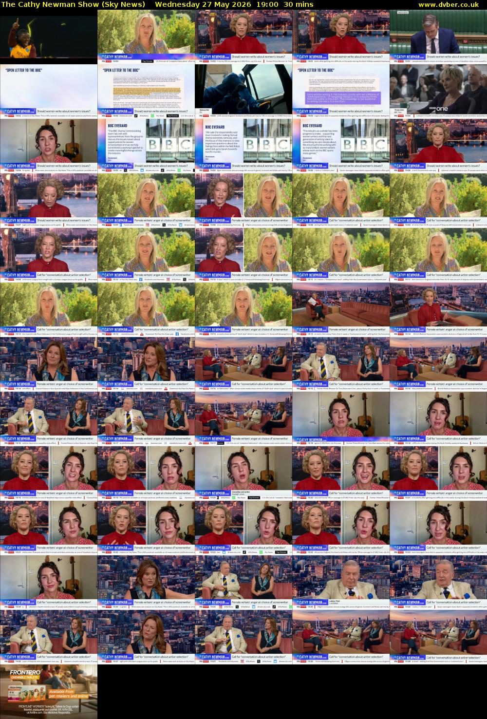 The Cathy Newman Show (Sky News) Wednesday 27 May 2026 19:00 - 19:30