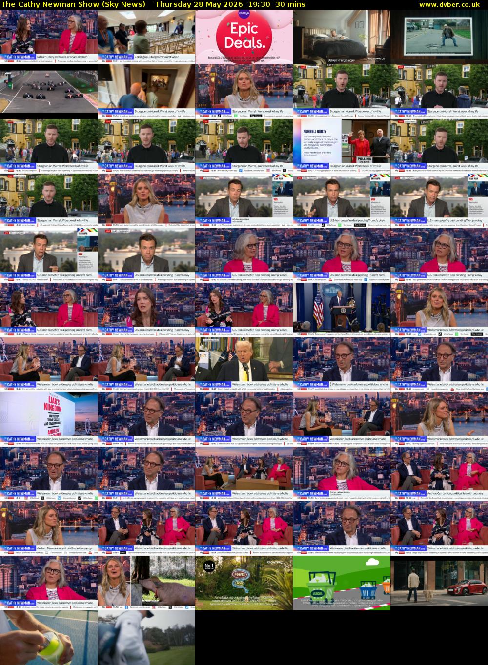 The Cathy Newman Show (Sky News) Thursday 28 May 2026 19:30 - 20:00