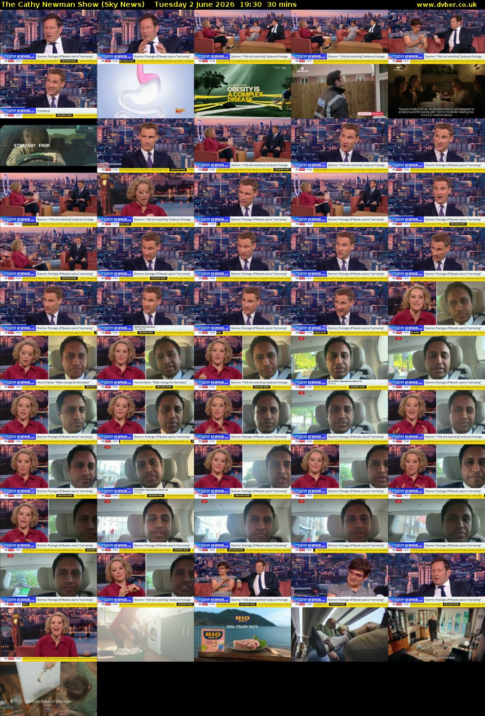 The Cathy Newman Show (Sky News) Tuesday 2 June 2026 19:30 - 20:00