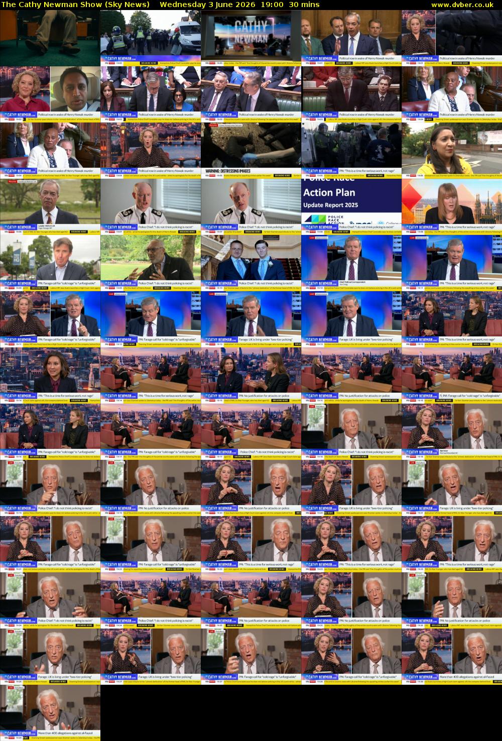 The Cathy Newman Show (Sky News) Wednesday 3 June 2026 19:00 - 19:30