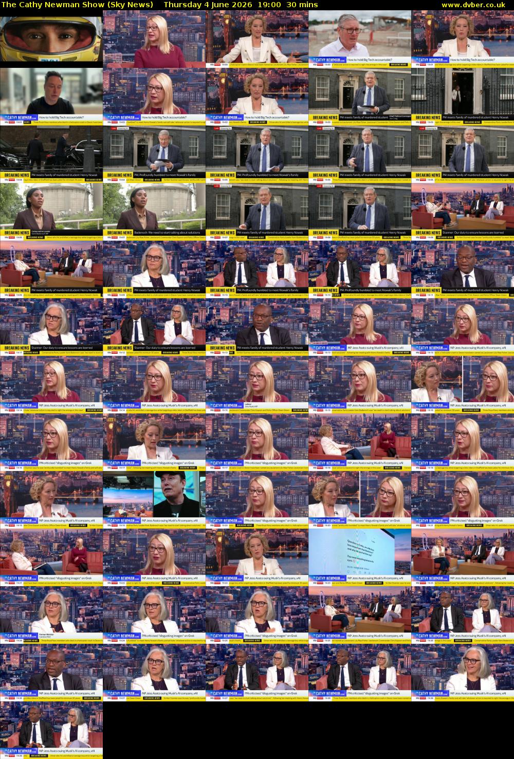 The Cathy Newman Show (Sky News) Thursday 4 June 2026 19:00 - 19:30