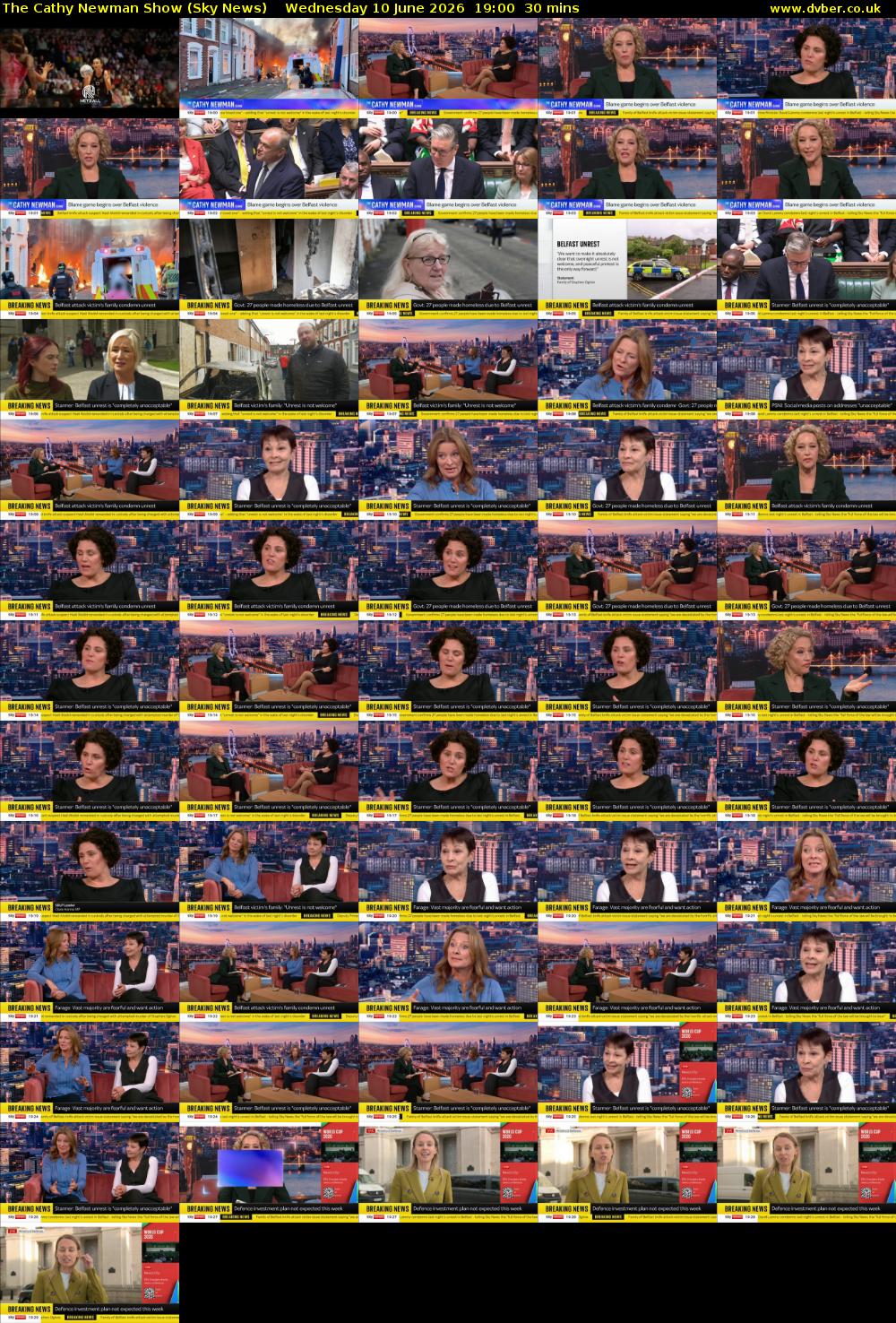 The Cathy Newman Show (Sky News) Wednesday 10 June 2026 19:00 - 19:30