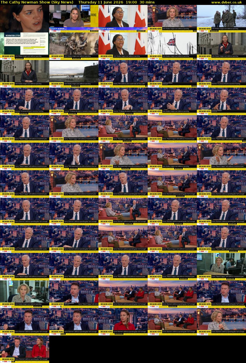 The Cathy Newman Show (Sky News) Thursday 11 June 2026 19:00 - 19:30