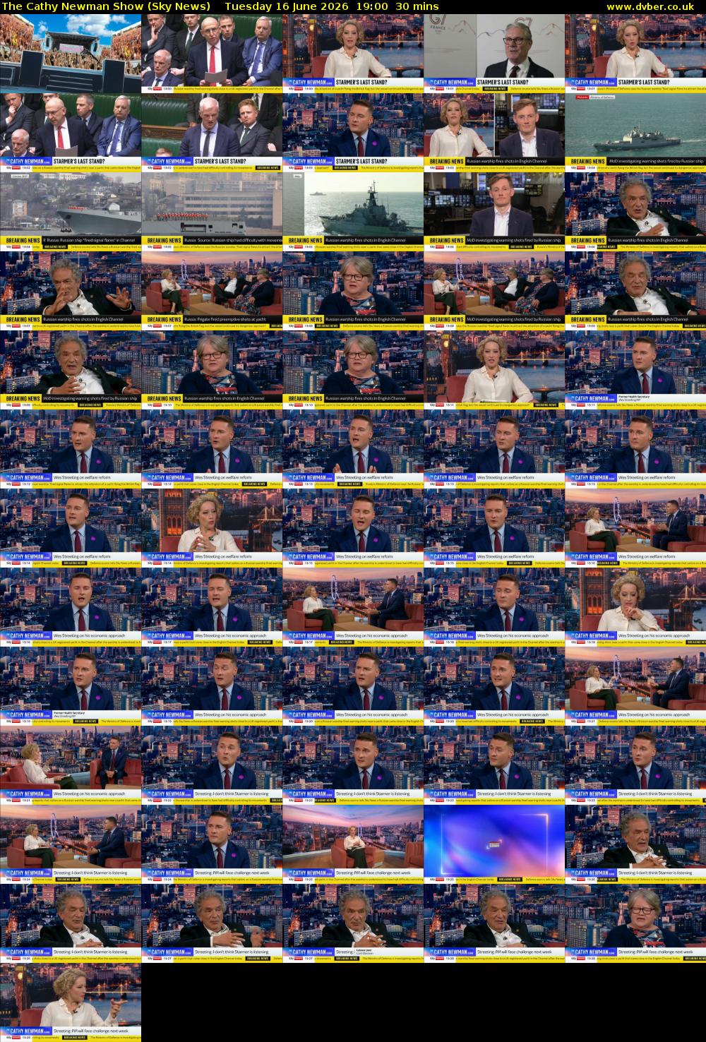 The Cathy Newman Show (Sky News) Tuesday 16 June 2026 19:00 - 19:30