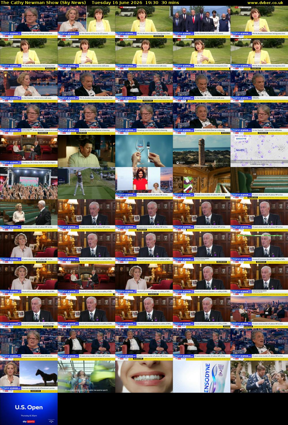 The Cathy Newman Show (Sky News) Tuesday 16 June 2026 19:30 - 20:00