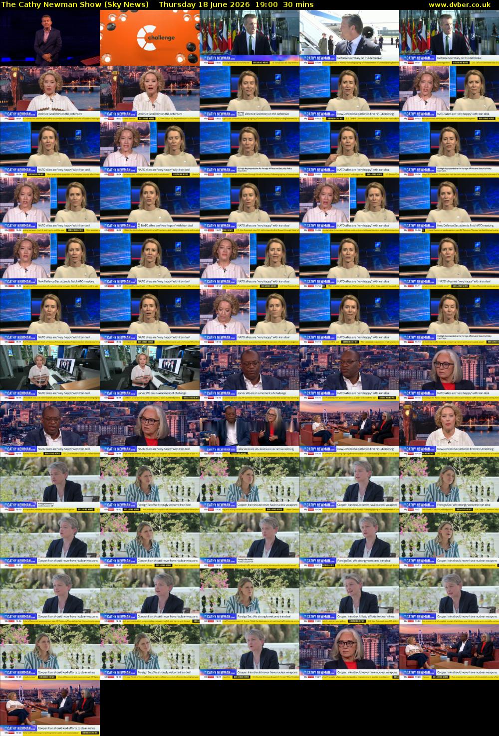 The Cathy Newman Show (Sky News) Thursday 18 June 2026 19:00 - 19:30