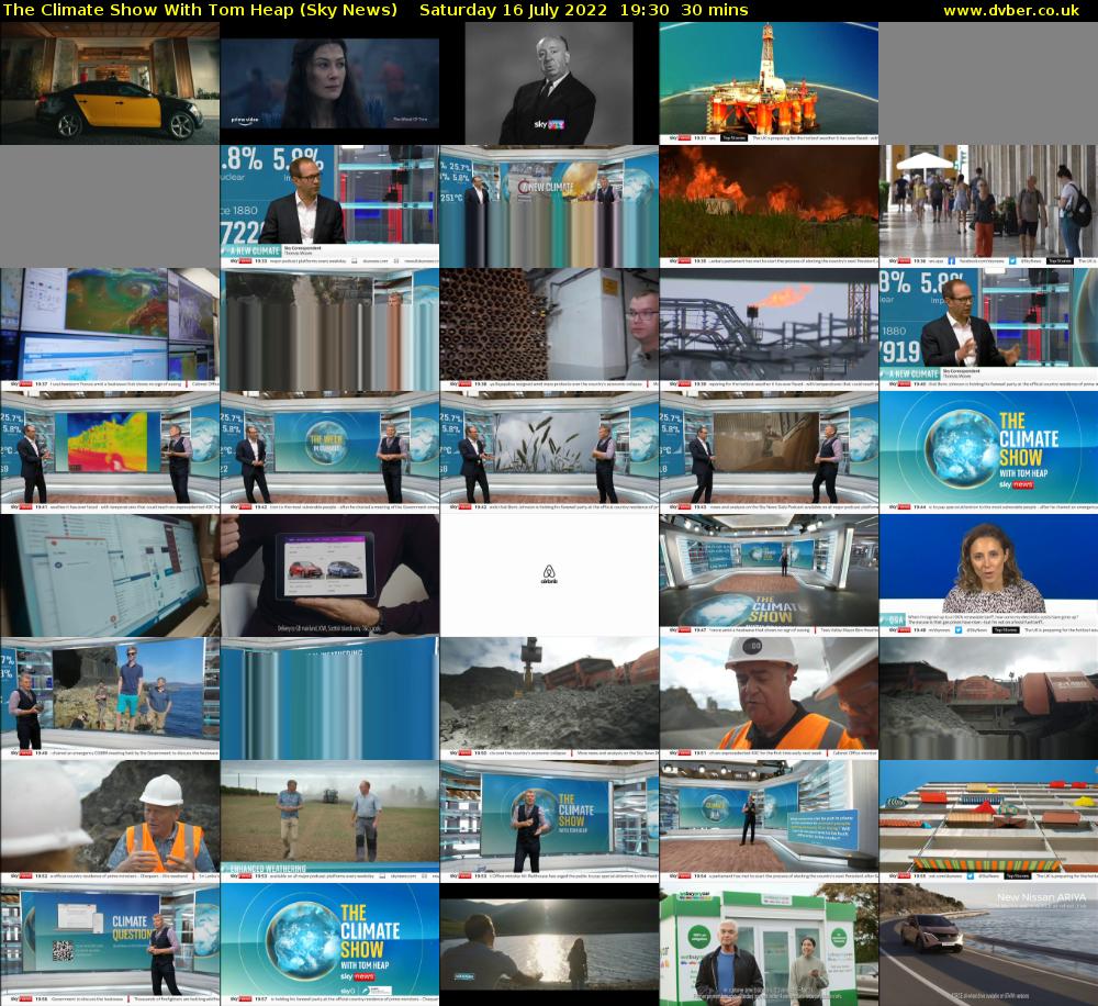 The Climate Show With Tom Heap (Sky News) Saturday 19 April 2025 19:30 - 20:00