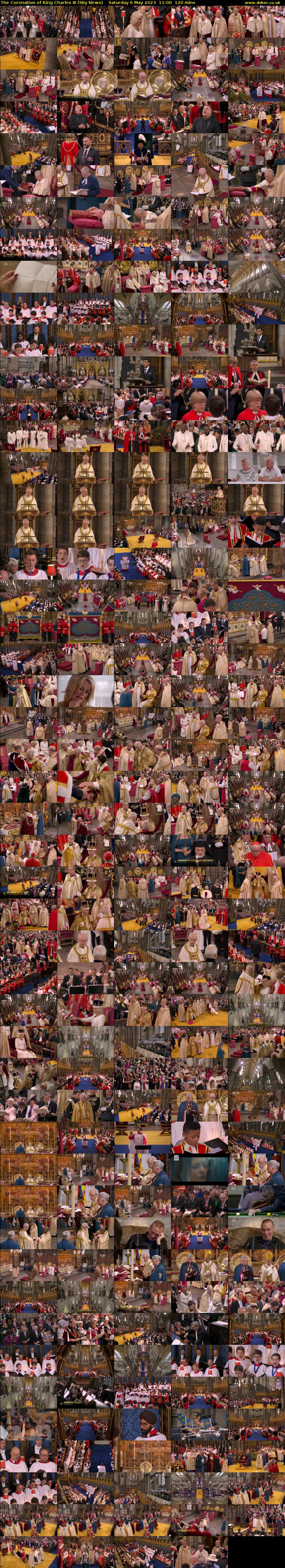 The Coronation of King Charles III (Sky News) Saturday 6 May 2023 11:00 - 13:00