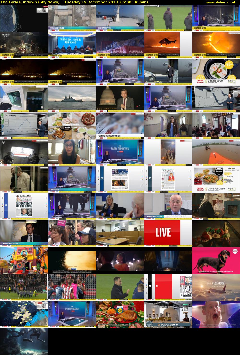 The Early Rundown (Sky News) Tuesday 19 December 2023 06:00 - 06:30