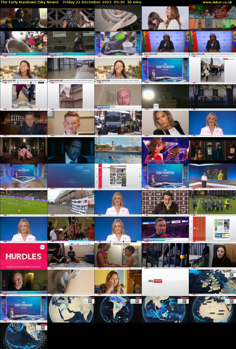 The Early Rundown (Sky News) Friday 22 December 2023 05:30 - 06:00