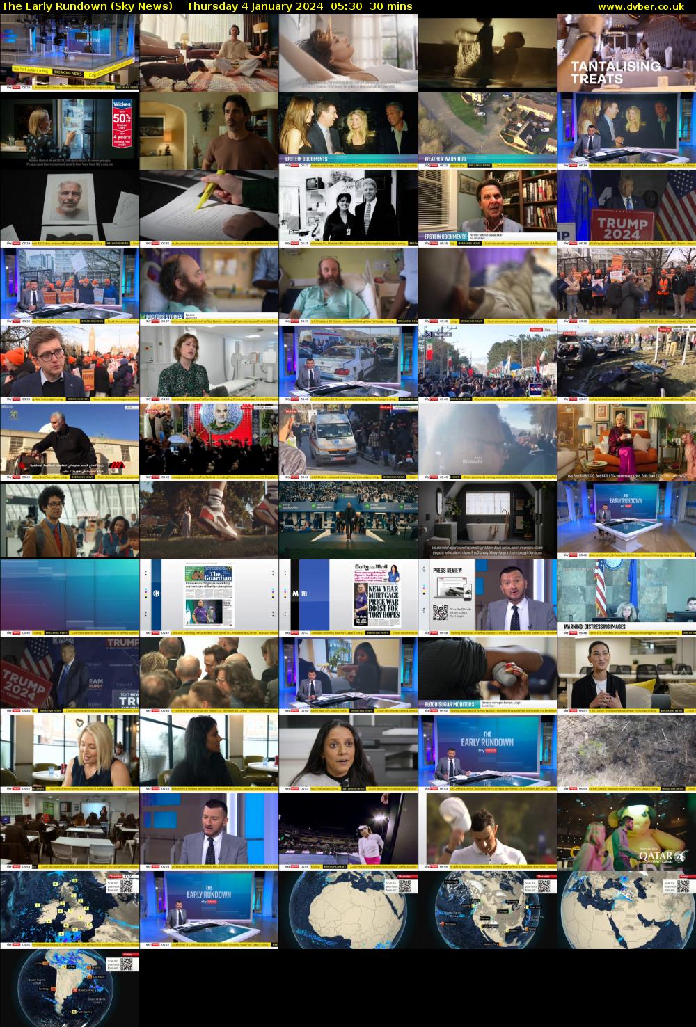 The Early Rundown (Sky News) Thursday 4 January 2024 05:30 - 06:00