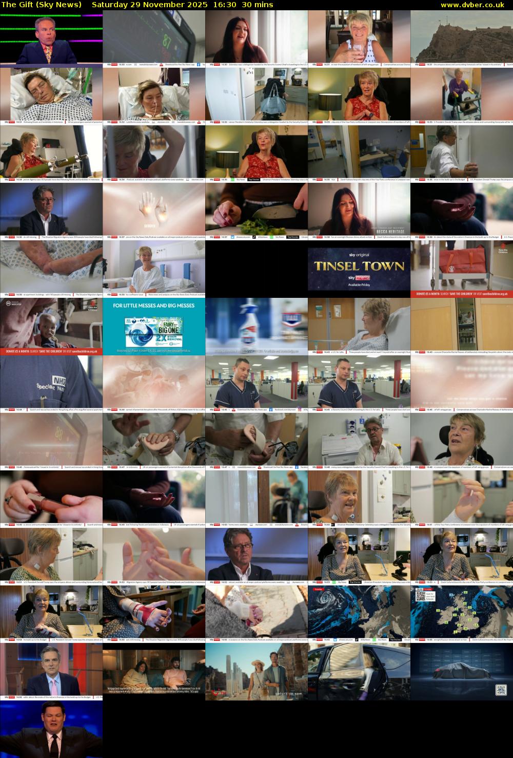 The Gift (Sky News) Saturday 29 November 2025 16:30 - 17:00