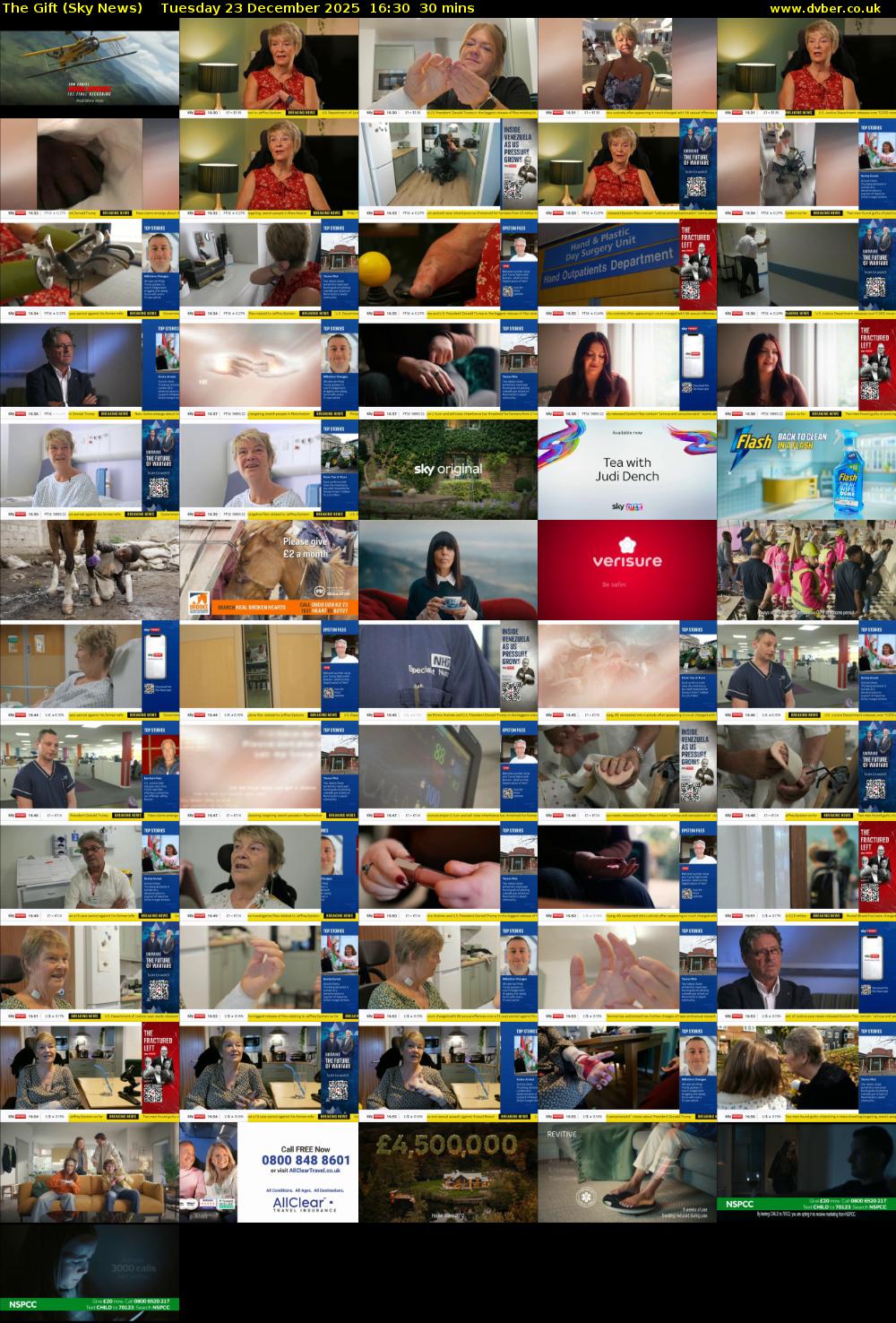 The Gift (Sky News) Tuesday 23 December 2025 16:30 - 17:00