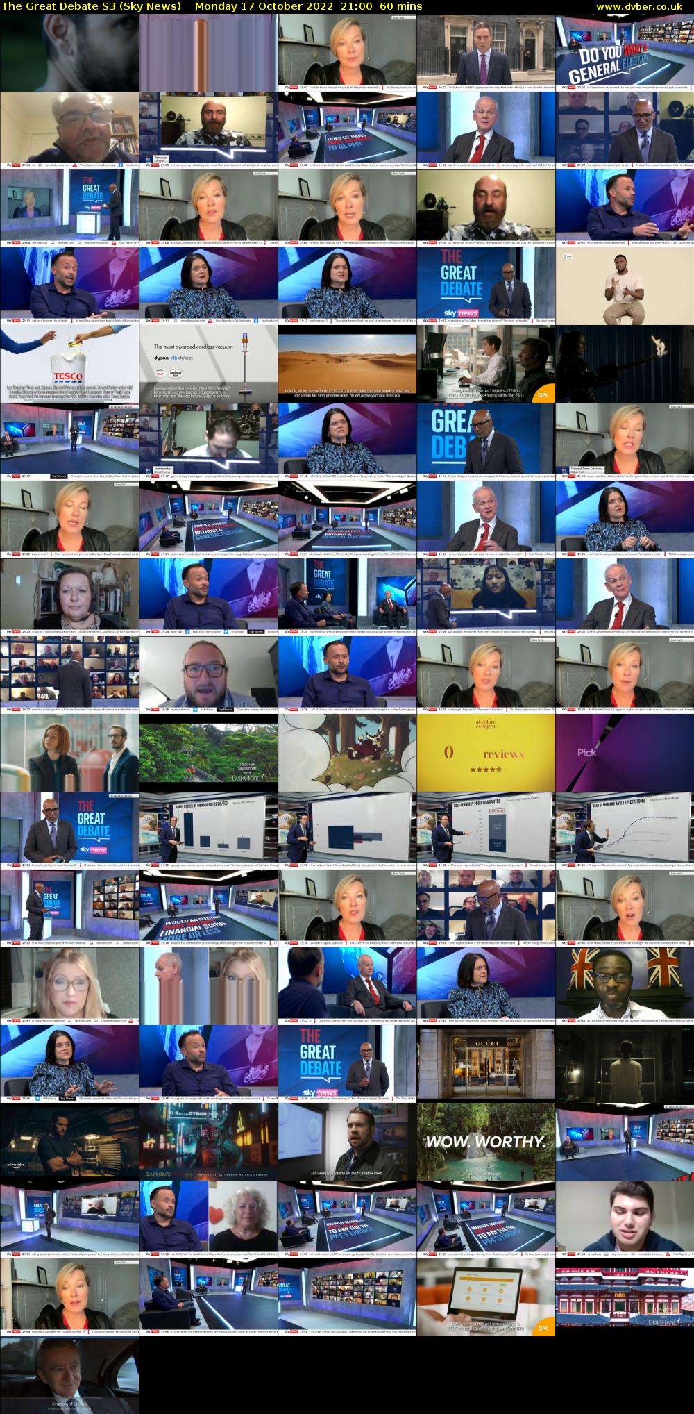 The Great Debate S3 (Sky News) Monday 17 October 2022 21:00 - 22:00