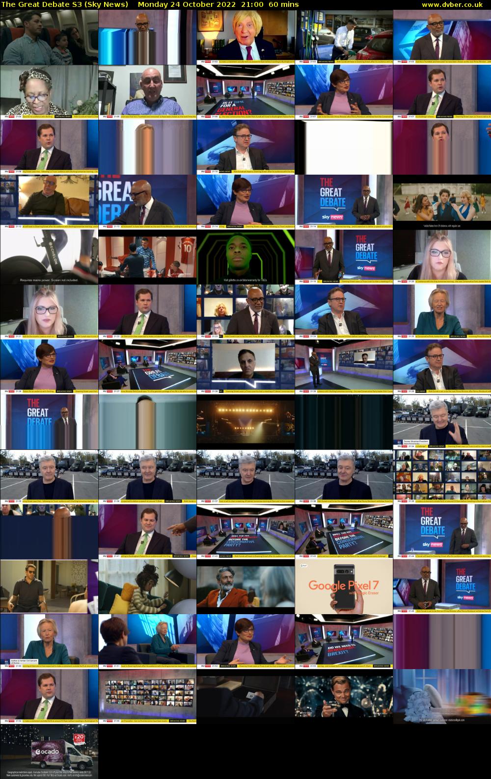 The Great Debate S3 (Sky News) Monday 24 October 2022 21:00 - 22:00