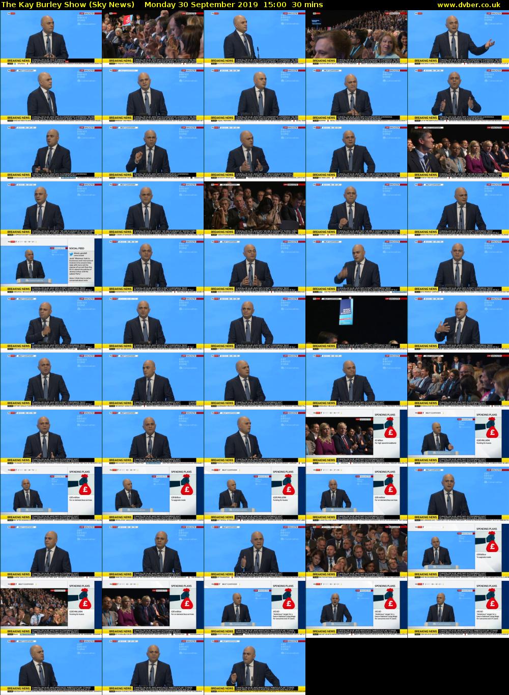 The Kay Burley Show (Sky News) Monday 30 September 2019 15:00 - 15:30