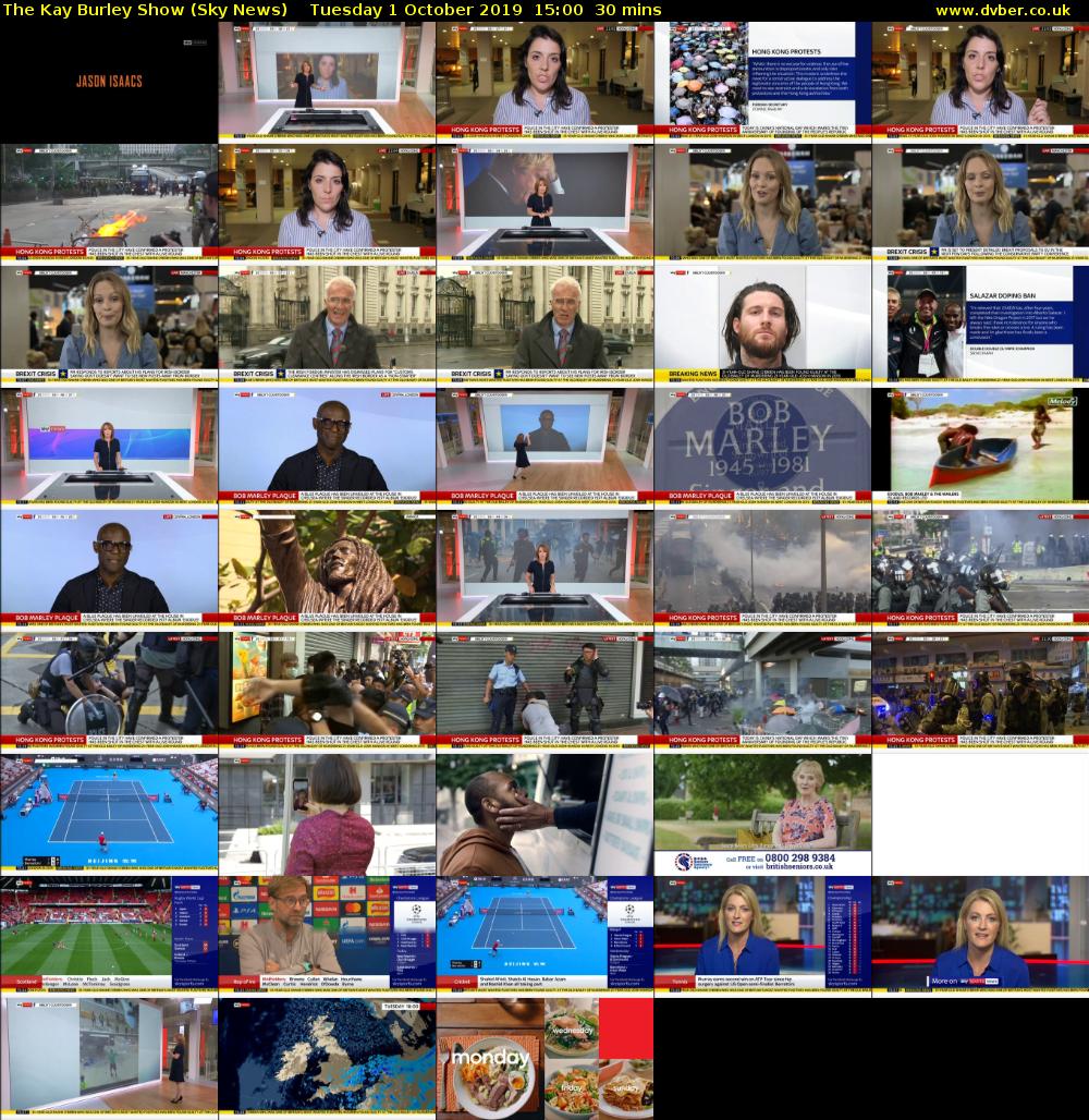 The Kay Burley Show (Sky News) Tuesday 1 October 2019 15:00 - 15:30