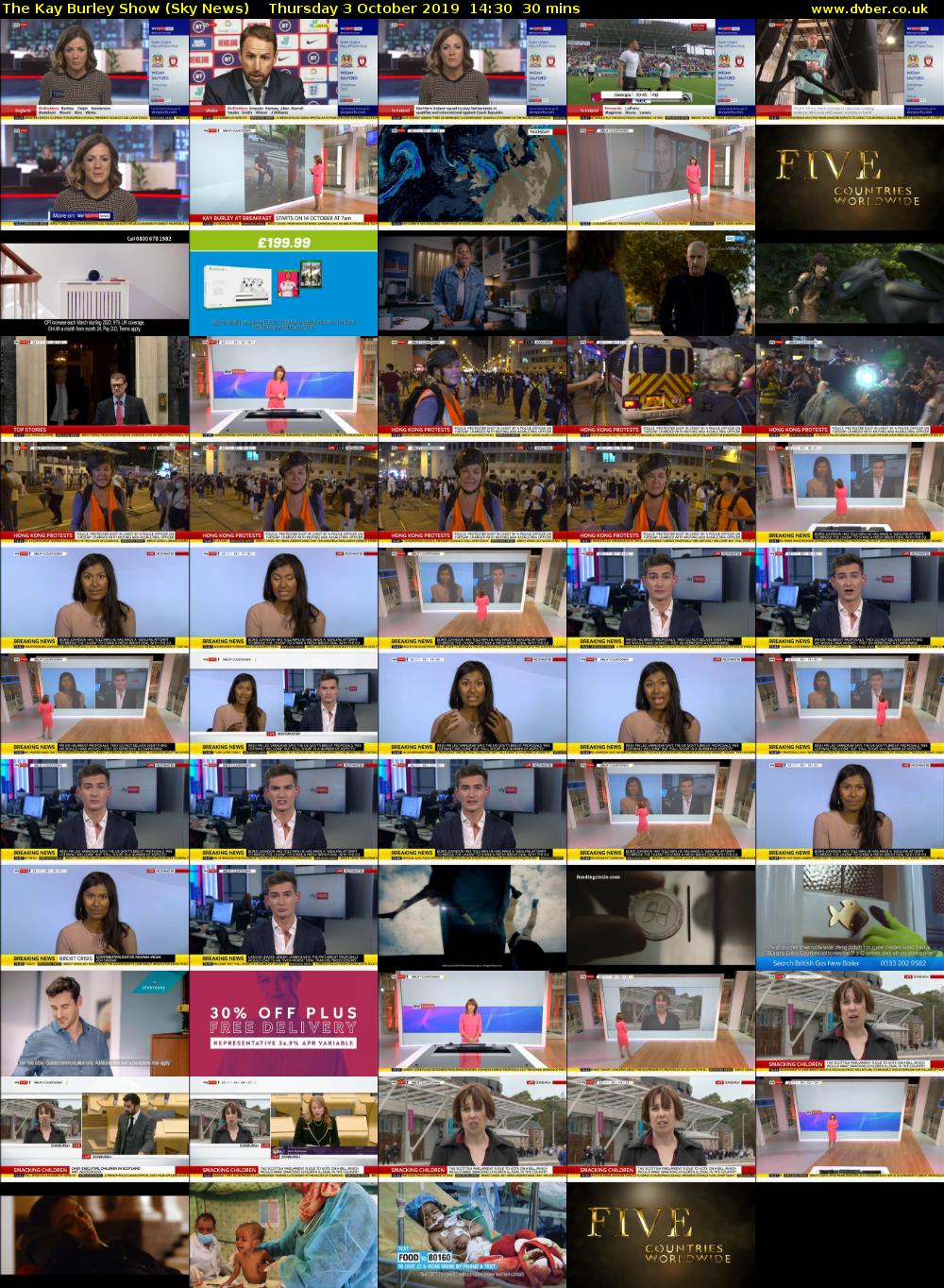 The Kay Burley Show (Sky News) Thursday 3 October 2019 14:30 - 15:00