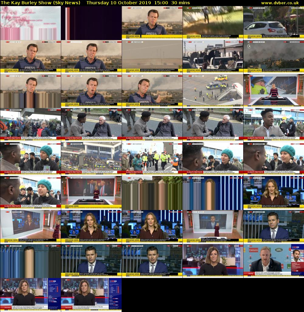 The Kay Burley Show (Sky News) Thursday 10 October 2019 15:00 - 15:30