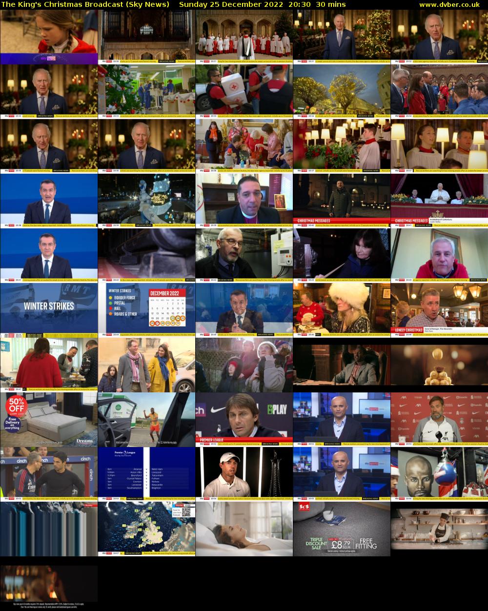 The King's Christmas Broadcast (Sky News) Sunday 25 December 2022 20:30 - 21:00