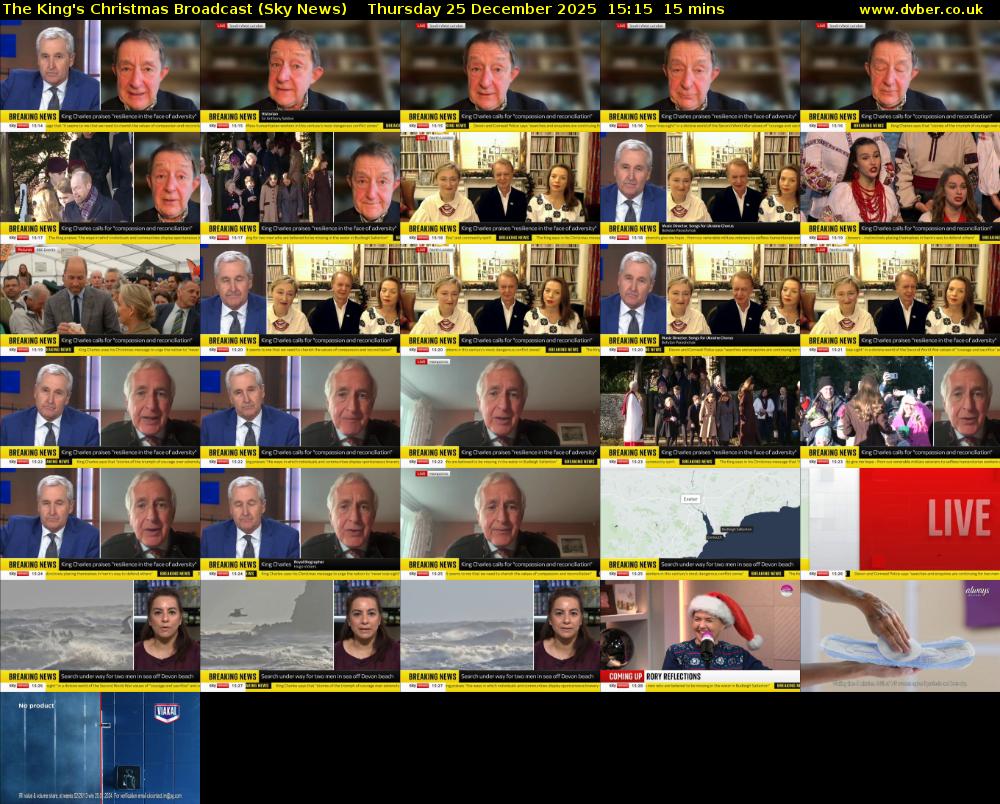 The King's Christmas Broadcast (Sky News) Thursday 25 December 2025 15:15 - 15:30