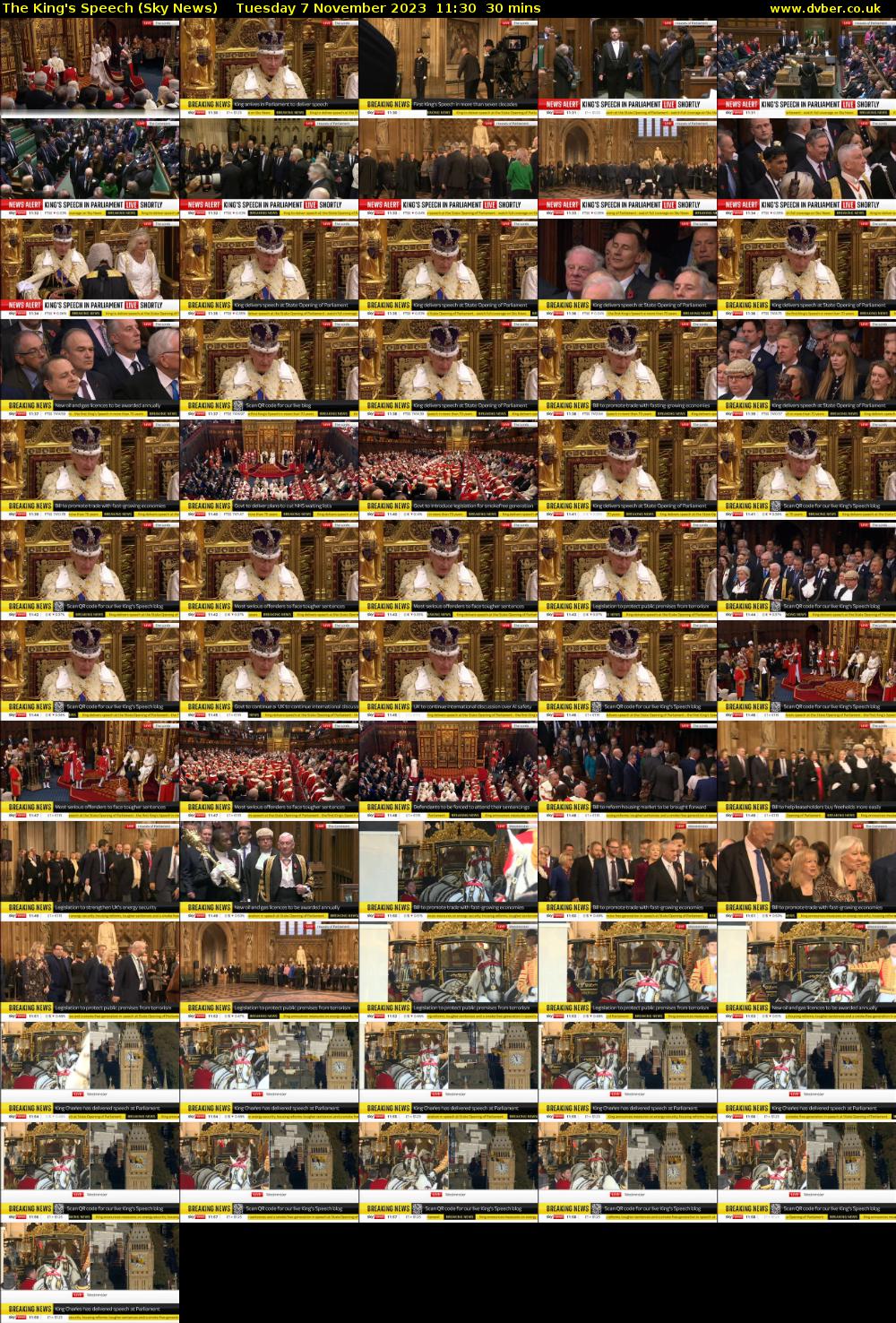 The King's Speech (Sky News) Tuesday 7 November 2023 11:30 - 12:00