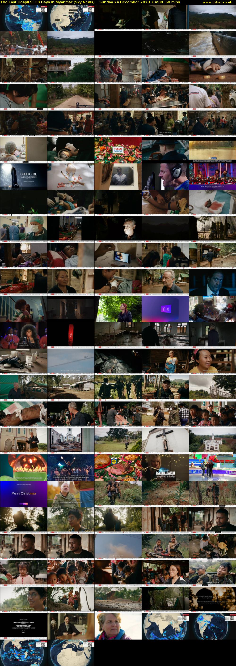 The Last Hospital: 30 Days In Myanmar (Sky News) Sunday 24 December 2023 04:00 - 05:00