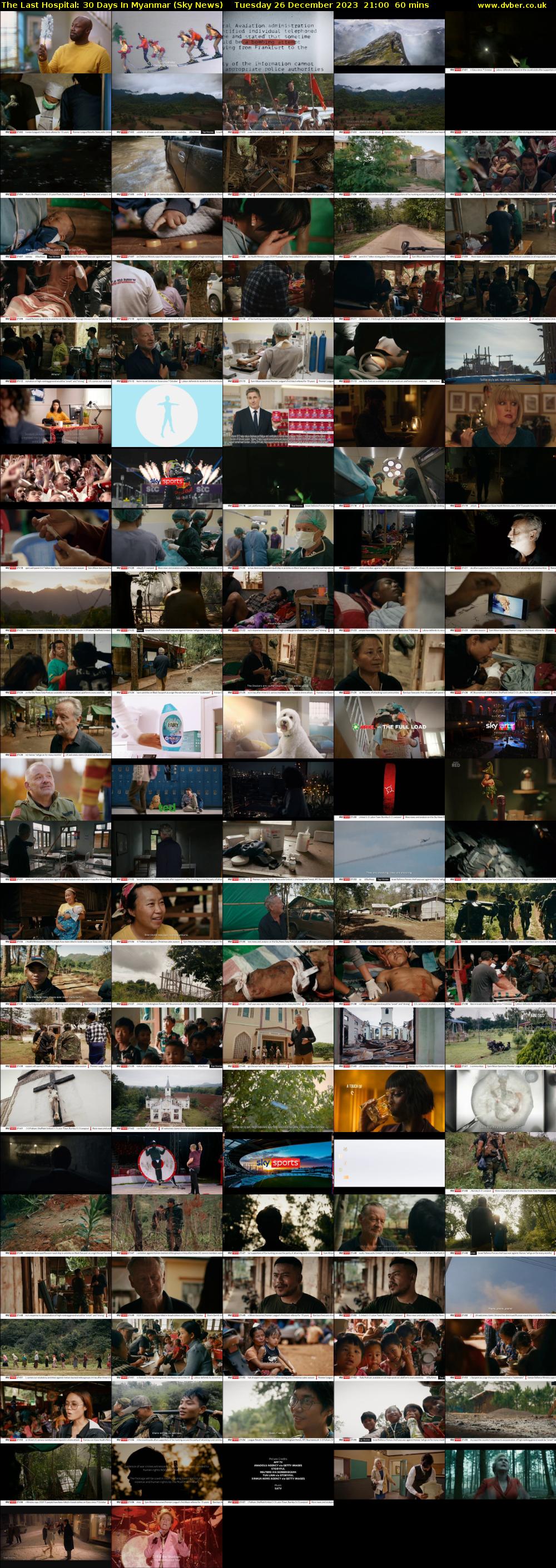 The Last Hospital: 30 Days In Myanmar (Sky News) Tuesday 26 December 2023 21:00 - 22:00