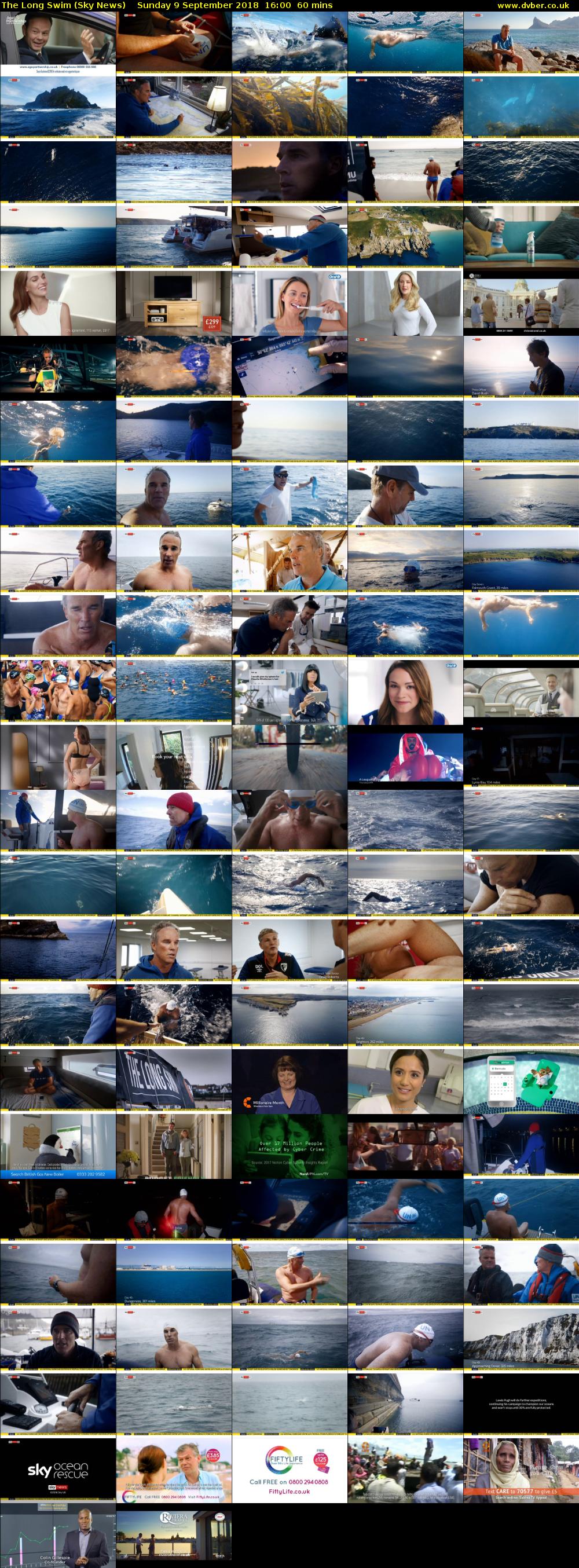 The Long Swim (Sky News) Sunday 9 September 2018 16:00 - 17:00