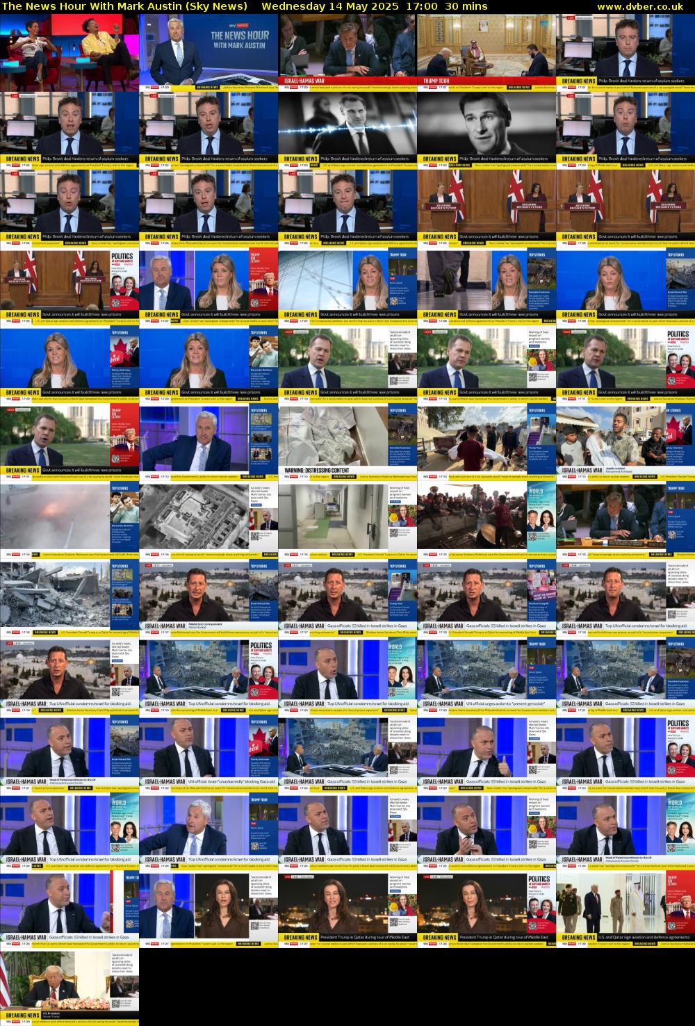 The News Hour With Mark Austin (Sky News) Wednesday 14 May 2025 17:00 - 17:30