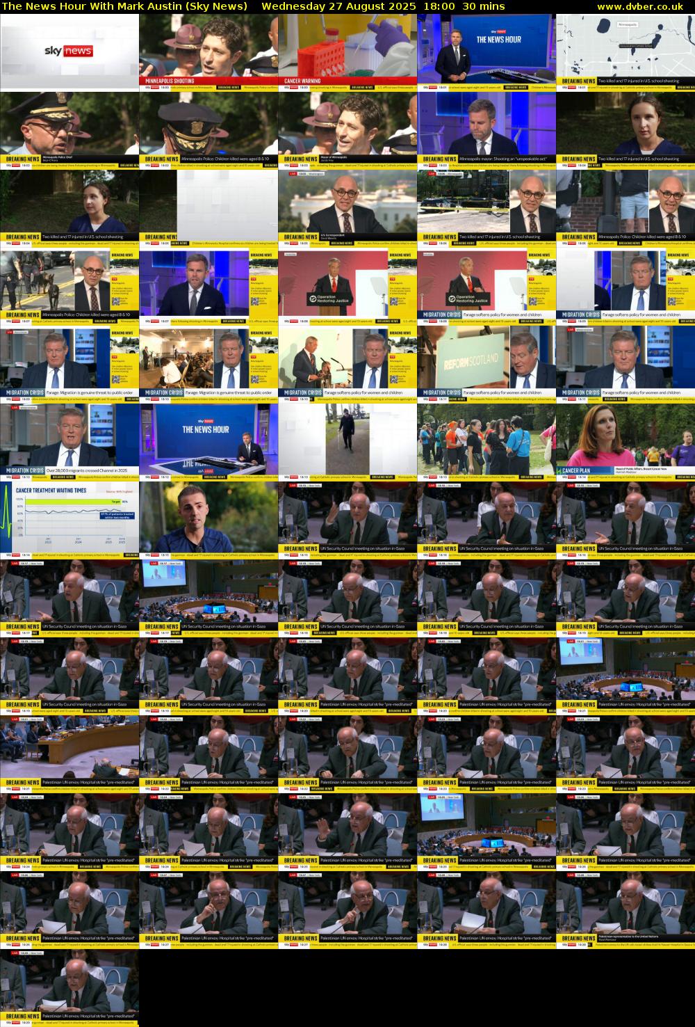 The News Hour With Mark Austin (Sky News) Wednesday 27 August 2025 18:00 - 18:30