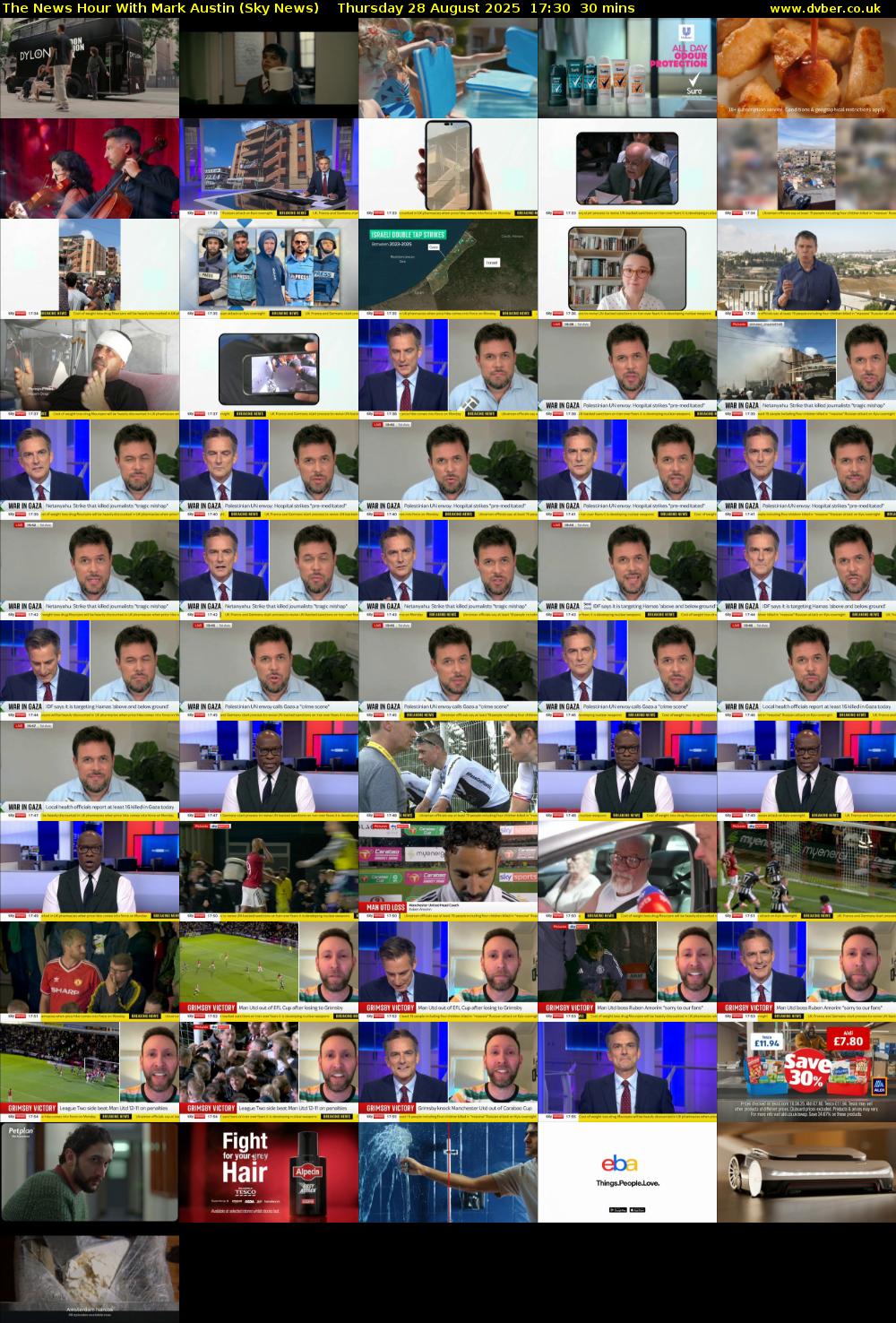 The News Hour With Mark Austin (Sky News) Thursday 28 August 2025 17:30 - 18:00