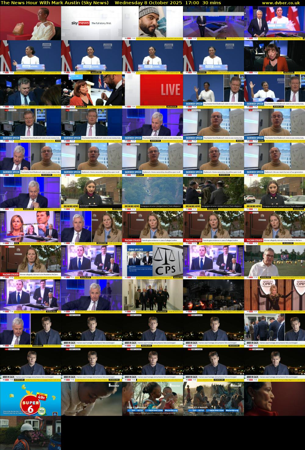 The News Hour With Mark Austin (Sky News) Wednesday 8 October 2025 17:00 - 17:30