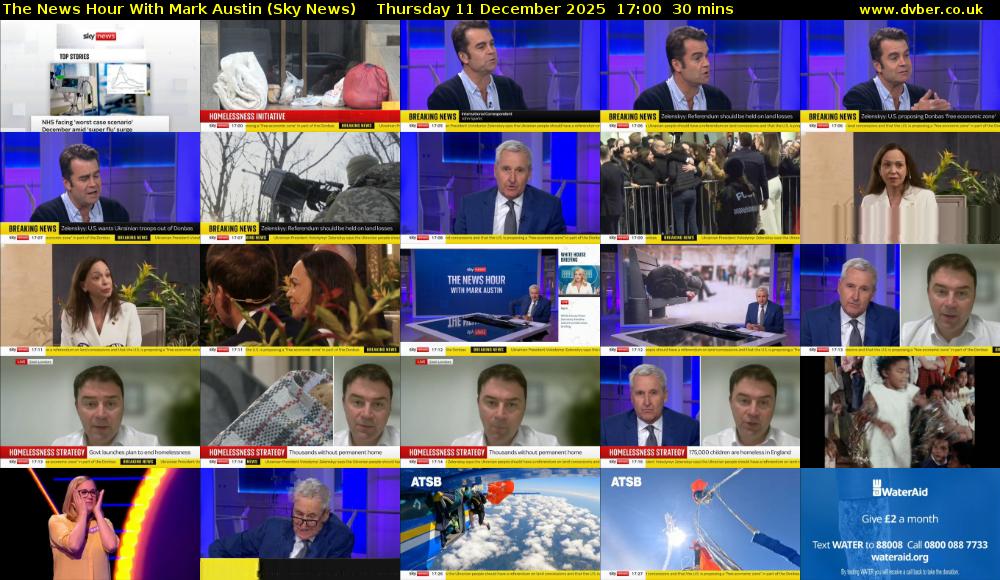 The News Hour With Mark Austin (Sky News) Thursday 11 December 2025 17:00 - 17:30