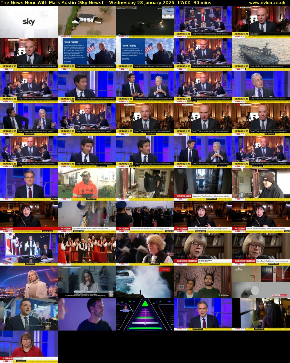 The News Hour With Mark Austin (Sky News) Wednesday 28 January 2026 17:00 - 17:30