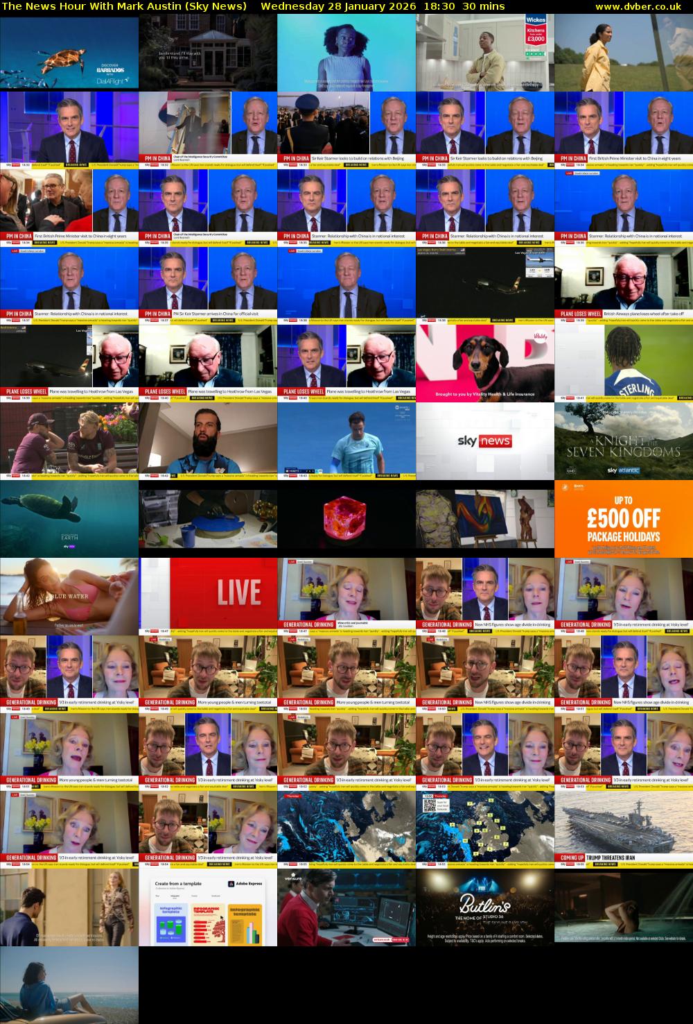 The News Hour With Mark Austin (Sky News) Wednesday 28 January 2026 18:30 - 19:00