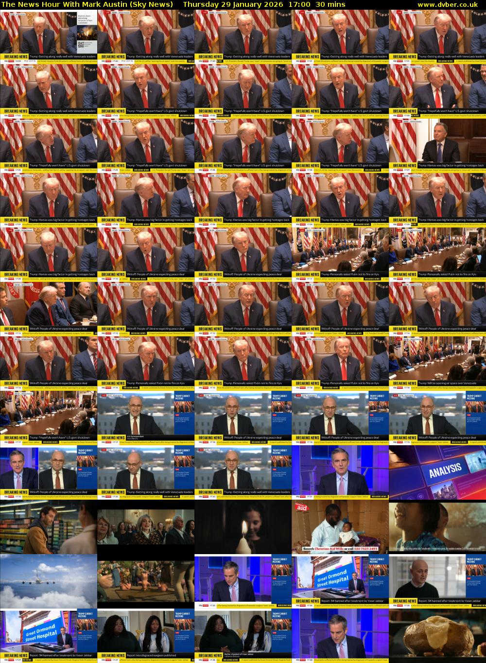 The News Hour With Mark Austin (Sky News) Thursday 29 January 2026 17:00 - 17:30