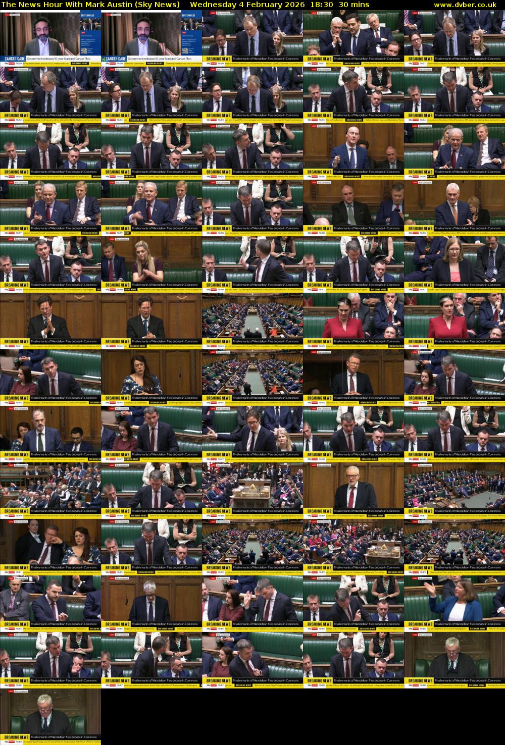 The News Hour With Mark Austin (Sky News) Wednesday 4 February 2026 18:30 - 19:00