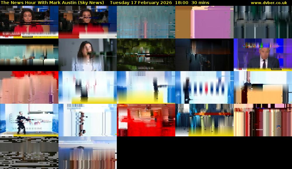 The News Hour With Mark Austin (Sky News) Tuesday 17 February 2026 18:00 - 18:30