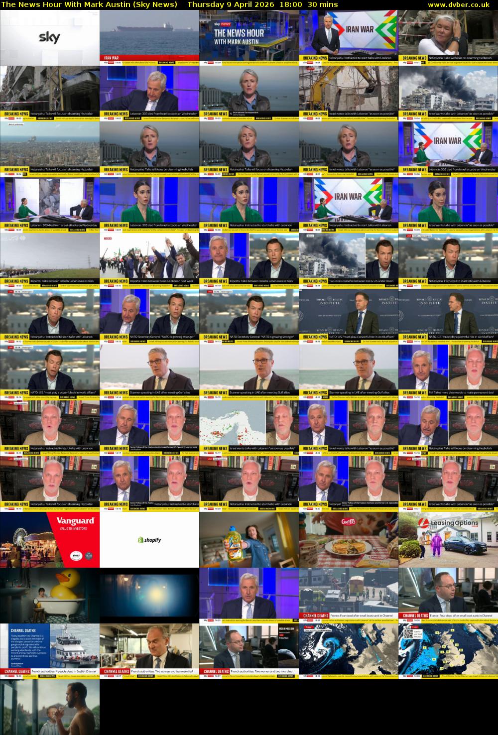 The News Hour With Mark Austin (Sky News) Thursday 9 April 2026 18:00 - 18:30