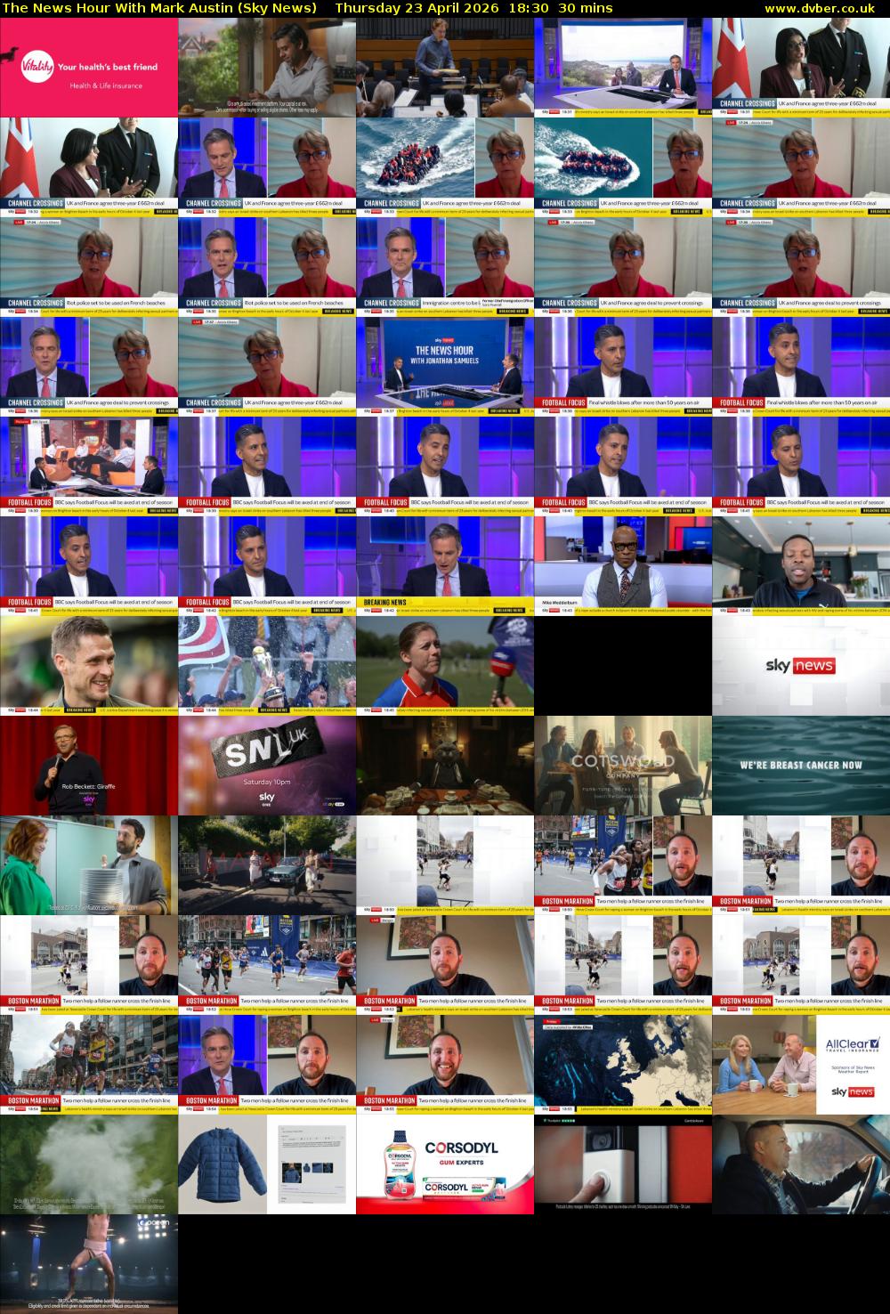 The News Hour With Mark Austin (Sky News) Thursday 23 April 2026 18:30 - 19:00