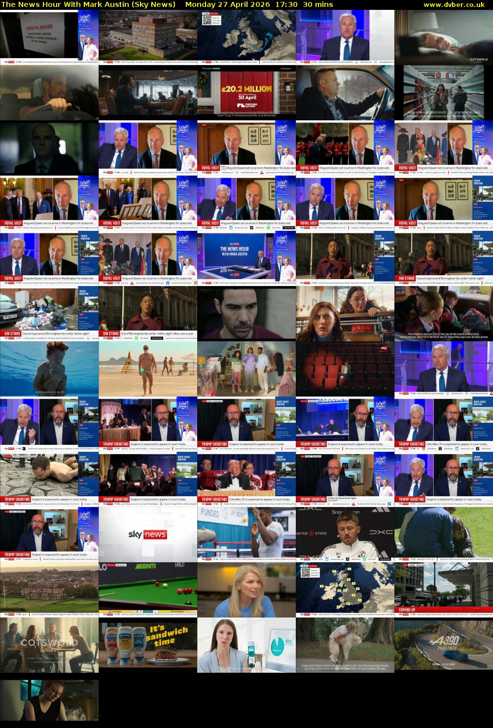 The News Hour With Mark Austin (Sky News) Monday 27 April 2026 17:30 - 18:00