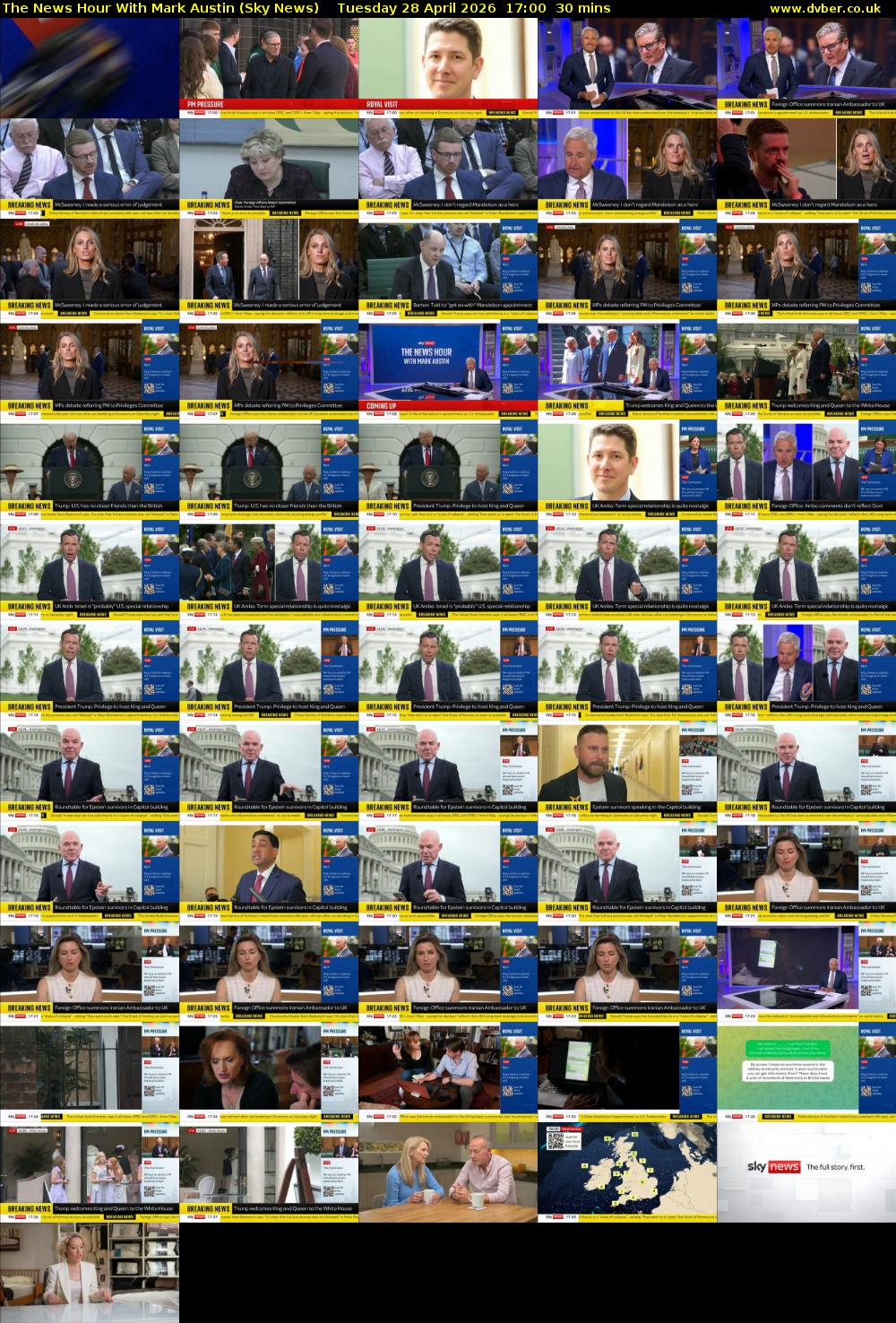 The News Hour With Mark Austin (Sky News) Tuesday 28 April 2026 17:00 - 17:30