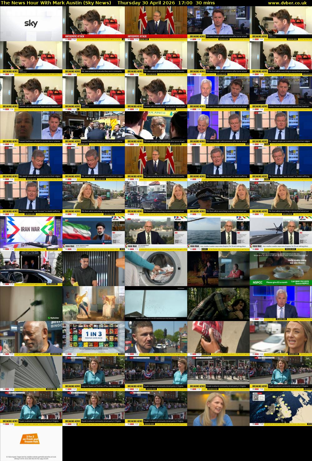 The News Hour With Mark Austin (Sky News) Thursday 30 April 2026 17:00 - 17:30