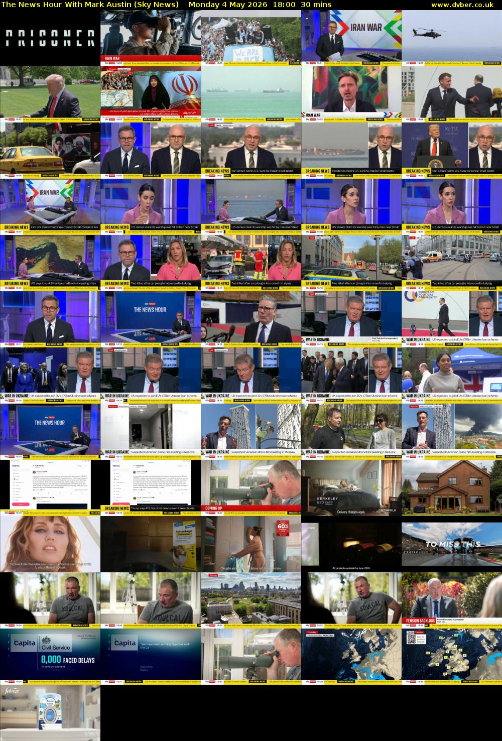 The News Hour With Mark Austin (Sky News) Monday 4 May 2026 18:00 - 18:30