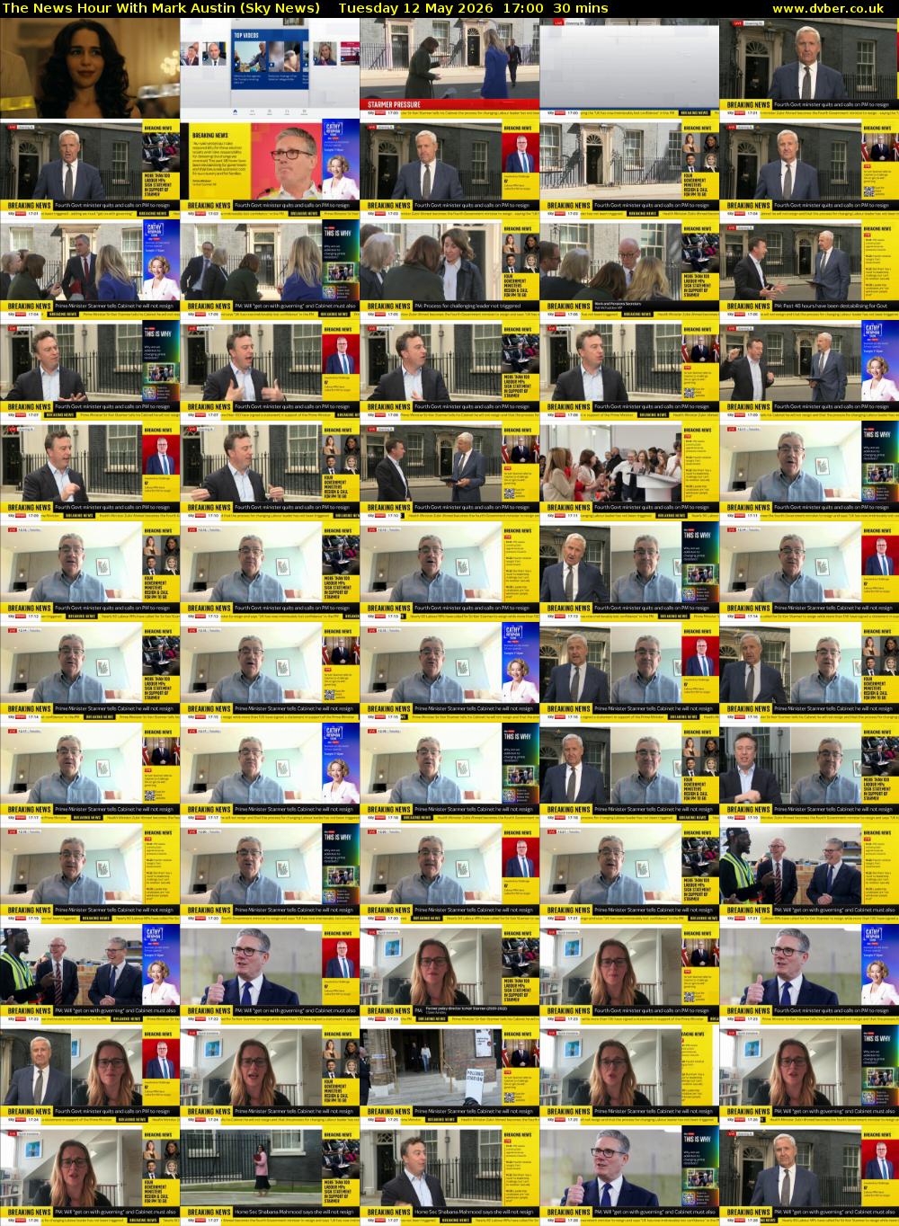 The News Hour With Mark Austin (Sky News) Tuesday 12 May 2026 17:00 - 17:30