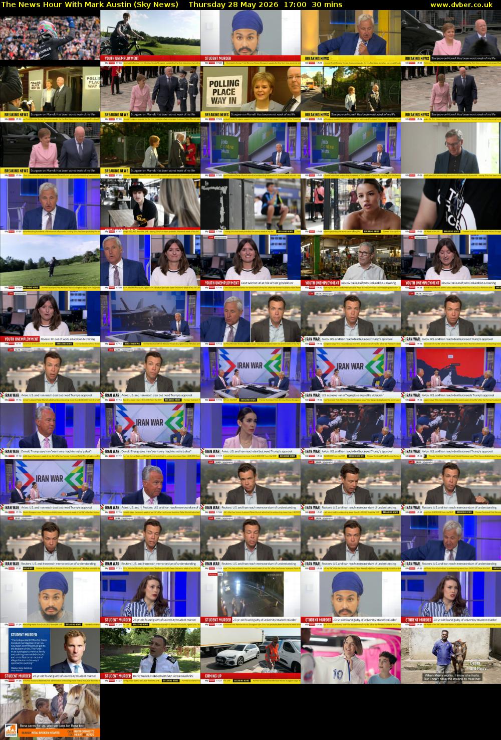 The News Hour With Mark Austin (Sky News) Thursday 28 May 2026 17:00 - 17:30