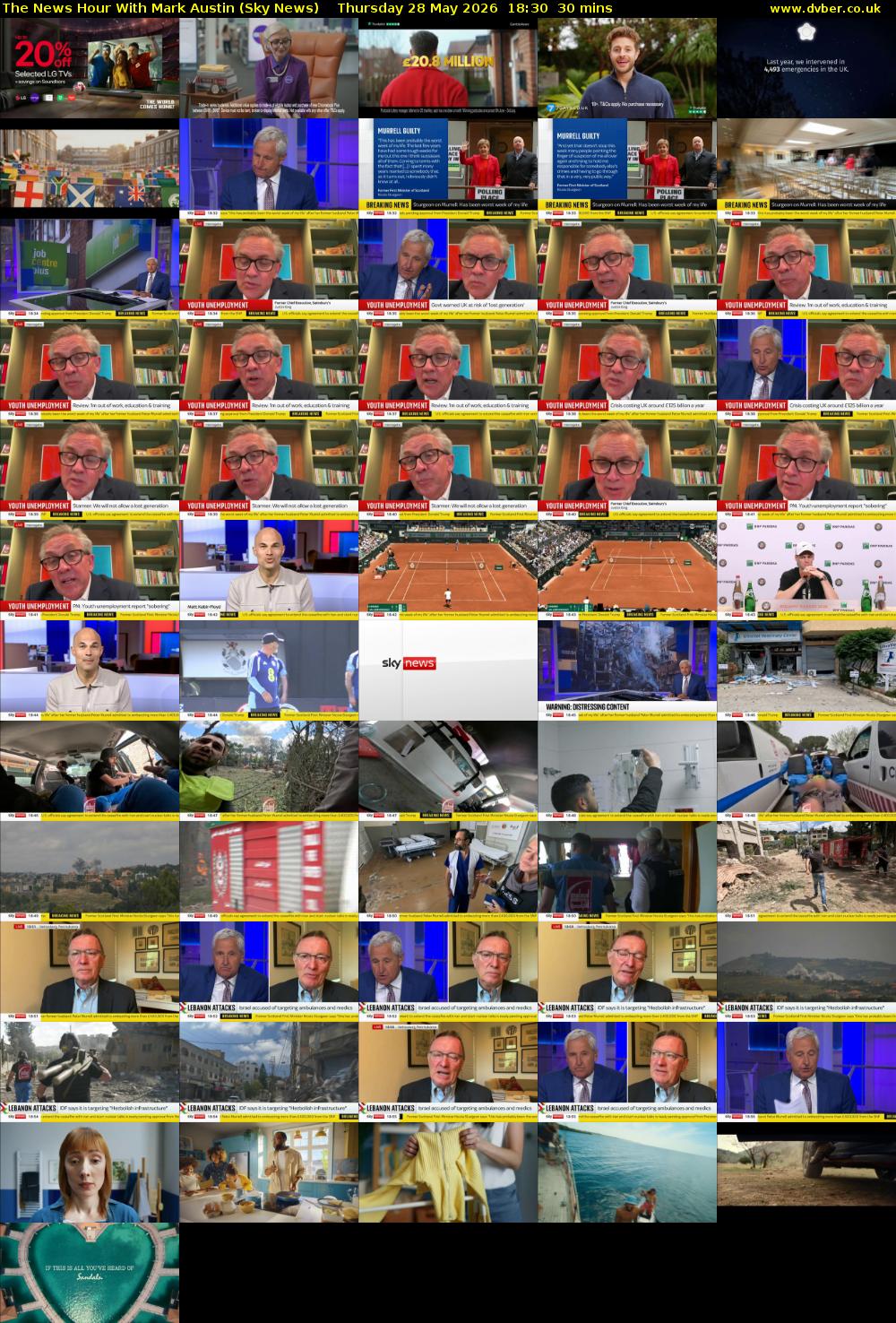 The News Hour With Mark Austin (Sky News) Thursday 28 May 2026 18:30 - 19:00